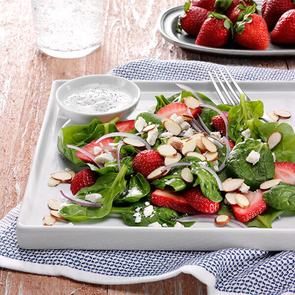Fisher Nuts Recipe Almond, Strawberry & Spinach Salad
